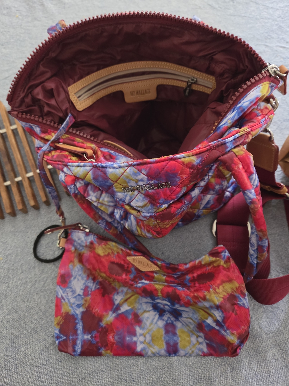 MZ Wallace Quilted Multi-Color Crossbody Bag - Picture 3 of 4